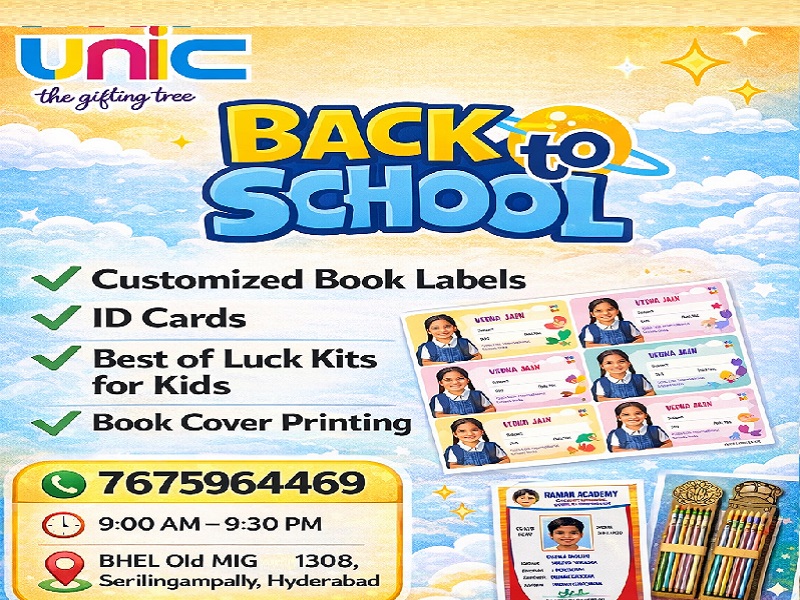 Back to School customised gift BHEL Hyderabad